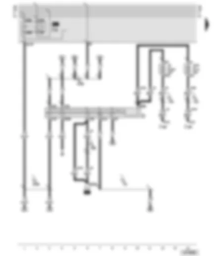 Wiring Diagram  AUDI TT 2002 - Ignition/starter switch - X contact relief relay