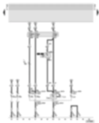 Wiring Diagram  AUDI TT 2001 - Fuses - left gas discharge lamp - left gas discharge lamp control unit