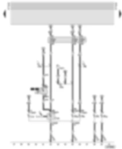 Wiring Diagram  AUDI TT 2003 - Fuses - right gas discharge lamp - right gas discharge lamp control unit