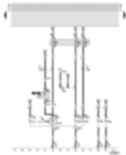 Wiring Diagram  AUDI TT 1999 - Fuses - right gas discharge lamp - right gas discharge lamp control unit