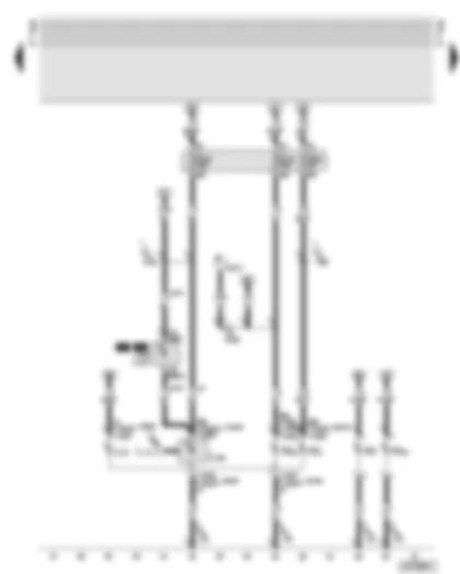 Wiring Diagram  AUDI TT 2000 - Fuses - right gas discharge lamp - right gas discharge lamp control unit