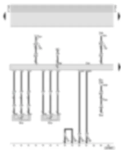 Wiring Diagram  AUDI TT 2005 - Control unit for headlight range control - vehicle level senders