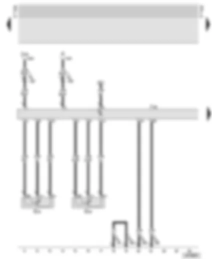 Wiring Diagram  AUDI TT 1999 - Headlight range control - control unit - vehicle level senders