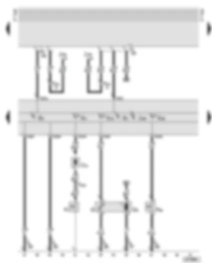 Wiring Diagram  AUDI TT 1999 - Dash panel insert - oil pressure switch - coolant shortage indicator switch - fuel pump