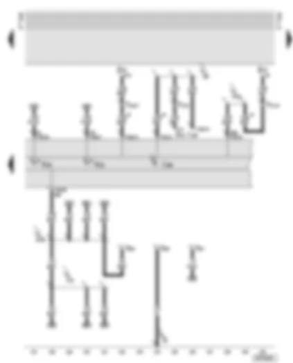 Wiring Diagram  AUDI TT 2002 - Dash panel insert - turn signal warning lamps - basic wiring for radio