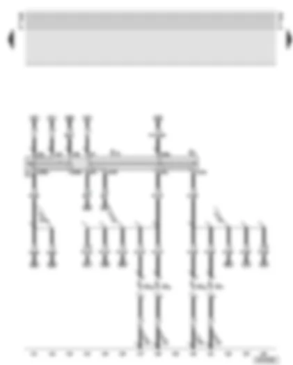 Wiring Diagram  AUDI TT 2002 - Turn signal switch - headlight dipper/flasher switch - parking light switch - front turn signals - side turn signals