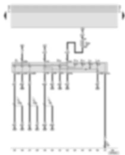 Wiring Diagram  AUDI TT 1999 - Lighting switch - front and rear fog light switch