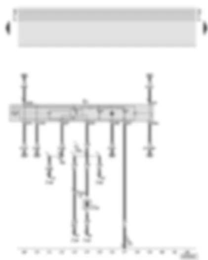 Wiring Diagram  AUDI TT 2002 - Hazard warning light switch