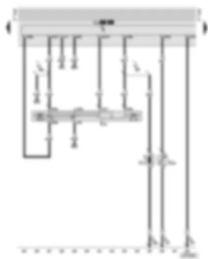 Wiring Diagram  AUDI TT 2003 - Automatic intermittent wash/wipe relay - wiper switch - washer pump