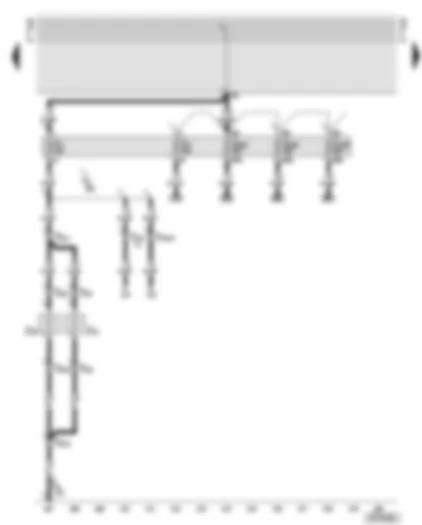 Wiring Diagram  AUDI TT 1999 - Heated washer jets - fuses