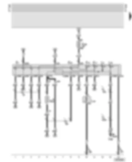 Wiring Diagram  AUDI TT 2000 - Lighting switch - front and rear fog light switch - headlight dipper/flasher switch