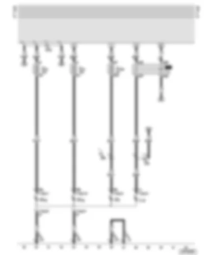 Wiring Diagram  AUDI TT 2000 - Headlight - left