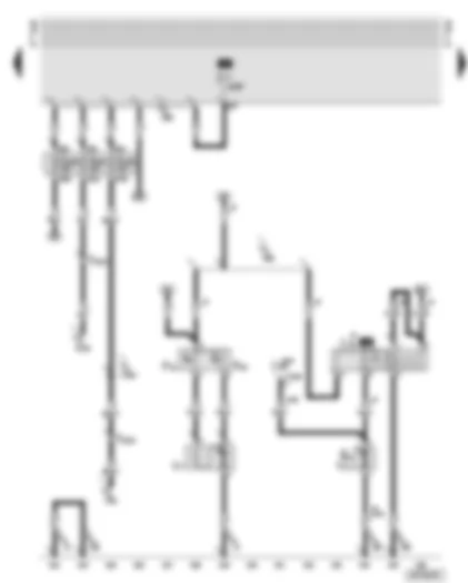 Wiring Diagram  AUDI TT 1999 - Fuses - radiator fan - continued circulation of coolant pump
