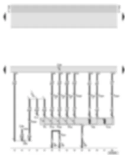 Wiring Diagram  AUDI TT 2003 - Central locking control unit - lock cylinder switch - driver
