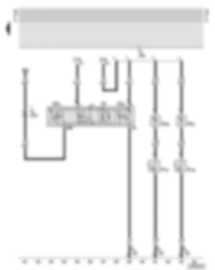 Wiring Diagram  AUDI TT 2002 - Interior light - reading lamps - illuminated vanity mirrors