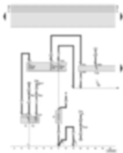 Wiring Diagram  AUDI TT 2002 - Radiator fan control unit - fuses