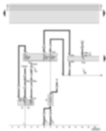Wiring Diagram  AUDI TT 1999 - Radiator fan control unit - fuses