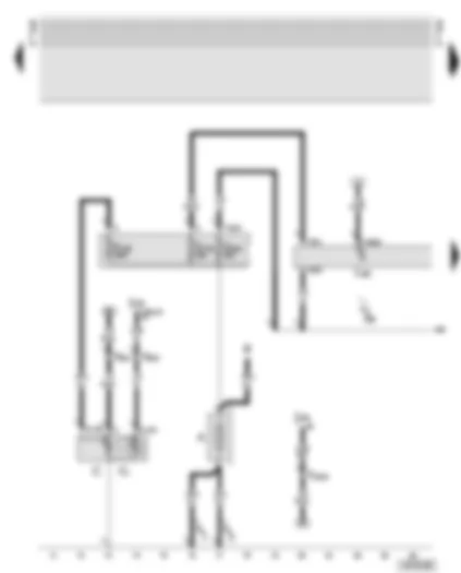 Wiring Diagram  AUDI TT 2000 - Radiator fan control unit - fuses