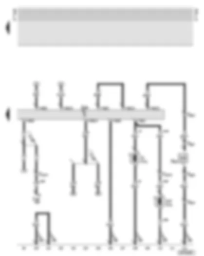 Wiring Diagram  AUDI TT 2006 - Radiator fan control unit - air conditioning system magnetic coupling - continued coolant circulation pump