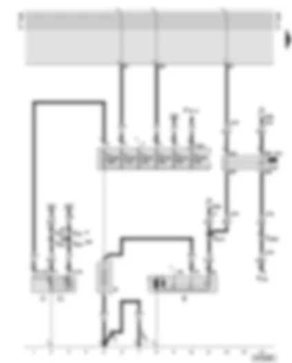 Wiring Diagram  AUDI TT 2004 - Battery - starter - alternator - main fuse box/battery - starter motor relay