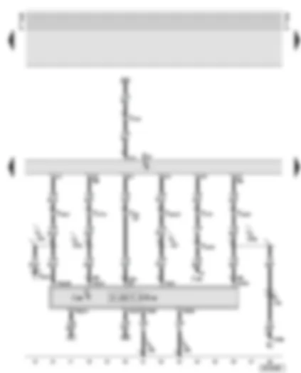 Wiring Diagram  AUDI TT 2006 - Control and display unit for air conditioning system - control unit with display in dash panel insert