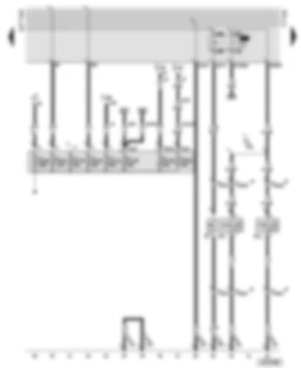 Wiring Diagram  AUDI TT 2005 - Main fuse box/battery - horn