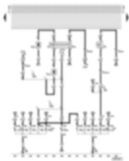 Wiring Diagram  AUDI TT 2002 - Tail lights - brake lights - reversing light - rear fog light