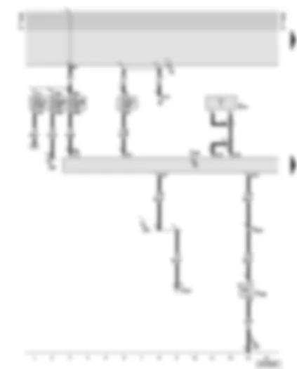 Wiring Diagram  AUDI TT 2002 - Central locking control unit - fuses