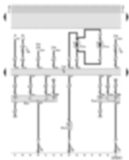 Wiring Diagram  AUDI TT 2002 - Central locking control unit - interior locking switch - interior monitor switch - luggage compartment lights