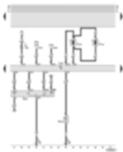 Wiring Diagram  AUDI TT 2005 - Central locking control unit - interior locking switch - luggage compartment lights