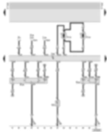 Wiring Diagram  AUDI TT 1999 - Central locking control unit - interior locking switch - interior monitor switch - luggage compartment light