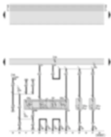 Wiring Diagram  AUDI TT 2002 - Central locking control unit - interior light - reading lamps - illuminated vanity mirrors