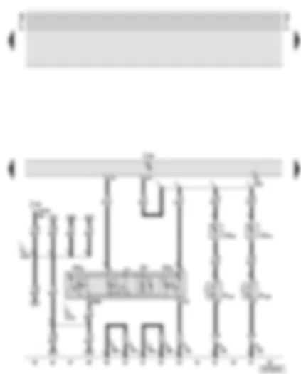 Wiring Diagram  AUDI TT 2000 - Central locking control unit - interior light - reading lamps - illuminated vanity mirrors