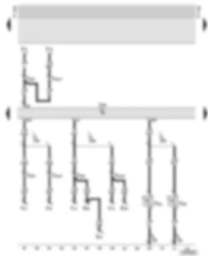 Wiring Diagram  AUDI TT 1999 - Central locking control unit