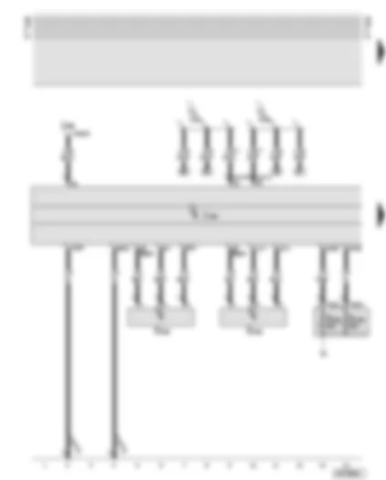 Wiring Diagram  AUDI TT 2002 - Control unit for anti-lock brake system with electronic differential lock - lateral acceleration sender - yaw rate sender