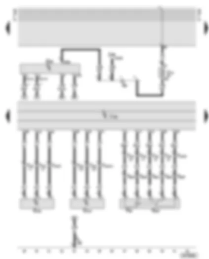 Wiring Diagram  AUDI TT 2002 - Control unit for anti-lock brake system with electronic differential lock - steering angle sender - brake pressure senders