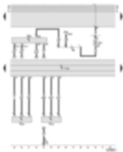 Wiring Diagram  AUDI TT 2006 - Control unit for anti-lock brake system with electronic differential lock - steering angle sender - brake pressure senders