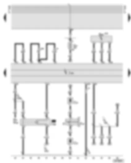 Wiring Diagram  AUDI TT 2002 - Control unit for anti-lock brake system with electronic differential lock - brake light suppression relay - brake light switch - longitudinal acceleration sender