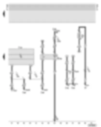 Wiring Diagram  AUDI TT 2005 - Control unit for anti-lock brake system with electronic differential lock - TCS/ESP button