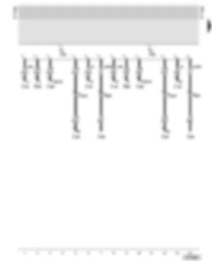 Wiring Diagram  AUDI TT 2002 - CAN bus wires - high bus connection - low bus connection