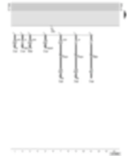 Wiring Diagram  AUDI TT 2000 - CAN data bus wires - connection high-bus