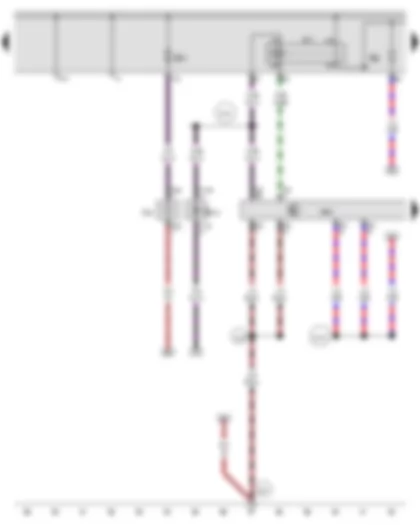 Wiring Diagram  AUDI TT 2016 - Suppression filter - Main relay - Engine control unit