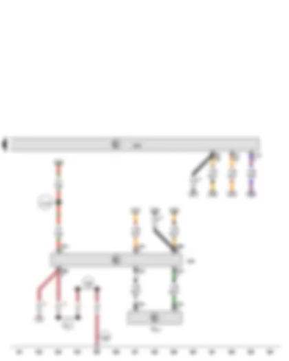 Wiring Diagram  AUDI TT 2015 - Engine control unit - Control unit for structure-borne sound - Actuator for structure-borne sound