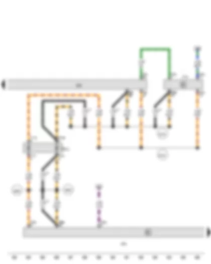 Wiring Diagram  AUDI TT 2015 - Data bus diagnostic interface - Engine control unit - Mechatronic unit for dual clutch gearbox