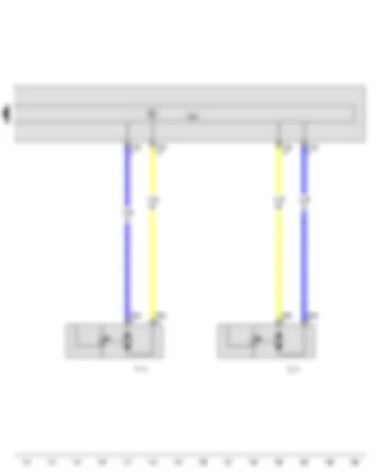 Wiring Diagram  AUDI TT 2015 - Climatronic control unit - Air recirculation flap control motor