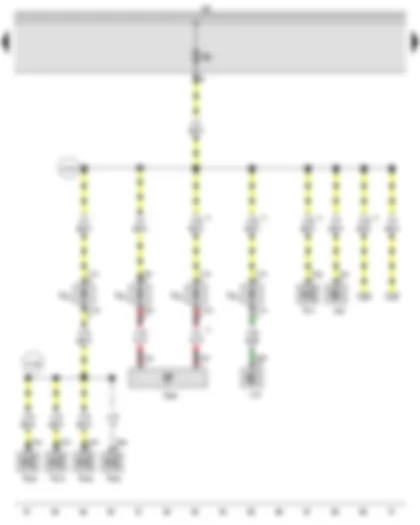 Wiring Diagram  AUDI TT 2015 - Fuse holder B - Fuse 4 on fuse holder B