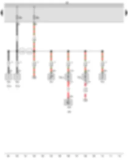 Wiring Diagram  AUDI TT 2015 - Fuse holder B - Fuse 8 on fuse holder B - Fuse 9 on fuse holder B