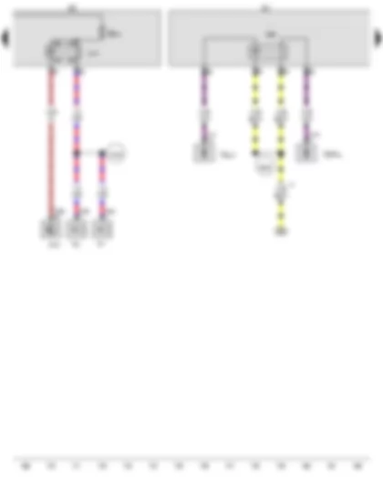 Wiring Diagram  AUDI TT 2015 - Horn relay - Relay for reducing agent metering system - Fuse holder B - Fuse 15 on fuse holder B - Fuse holder C