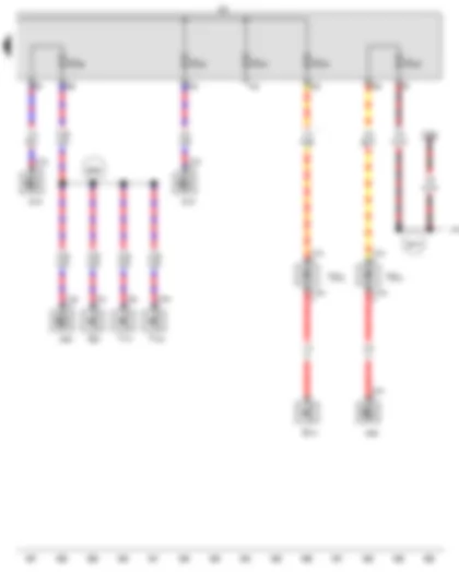 Wiring Diagram  AUDI TT 2016 - Fuse holder C - Fuse 29 on fuse holder C - Fuse 43 on fuse holder C - Fuse 44 on fuse holder C - Fuse 45 on fuse holder C - Fuse 46 on fuse holder C