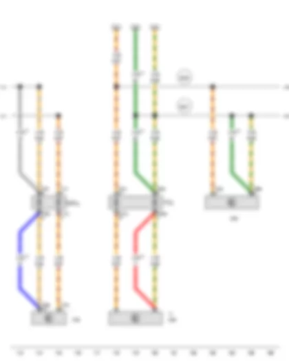 Wiring Diagram  AUDI TT 2016 - Connection 1 (CAN bus extended high) - in main wiring harness - Connection 1 (CAN bus extended low) - in main wiring harness - Connection 1 (convenience CAN bus - high) - in main wiring harness - Connection 1 (convenience CAN bus - low) - in main wiring harness